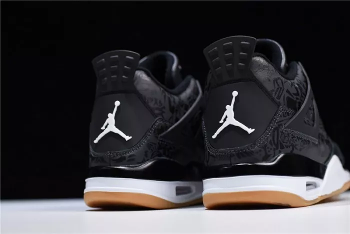 Reps LUCY Air Jordan 4 Retro Black Laser CI1184-001 0112