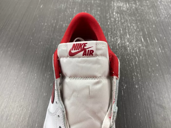 Rep LUCY Jordan 1 Retro Low White Varsity Red 705329-101 0112