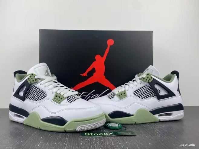 Rep LUCY AQ9129-103 Air Jordan WMNS Seafoam 4 0220