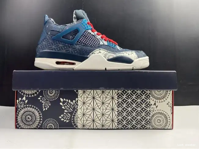 Rep LUCY SE Jordan Air 4 CW0898-400 Retro Sashiko 0226