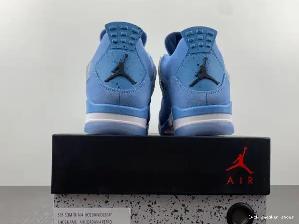 Reps LUCY Retro 4 Jordan UNC (PE) HO12MNJDLS247 0222