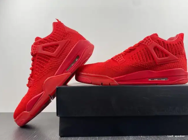 Cheap.replica LUCY Retro AQ3559-600 Jordan 4 Red Flyknit 0221