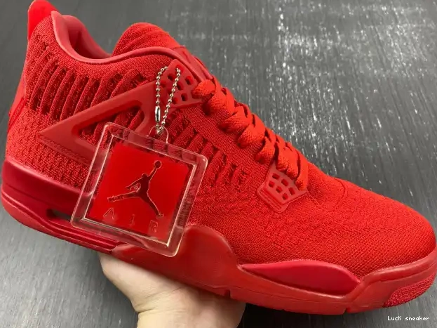 Cheap.replica LUCY Retro AQ3559-600 Jordan 4 Red Flyknit 0221