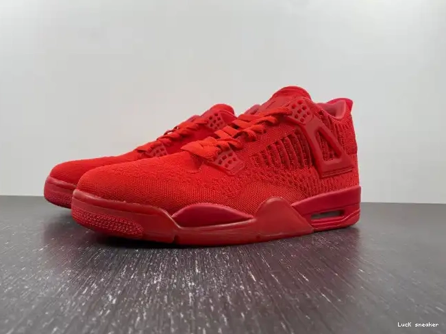 Cheap.replica LUCY Retro AQ3559-600 Jordan 4 Red Flyknit 0221