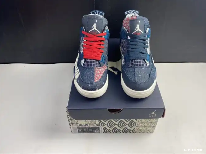 Rep LUCY SE Jordan Air 4 CW0898-400 Retro Sashiko 0226