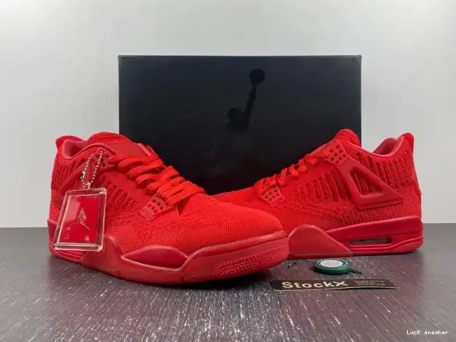 Cheap.replica LUCY Retro AQ3559-600 Jordan 4 Red Flyknit 0221