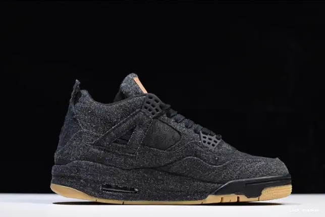 Cheap.replica LUCY x Jordan 4 AO2571-001 Levi's Air 'black' 0210