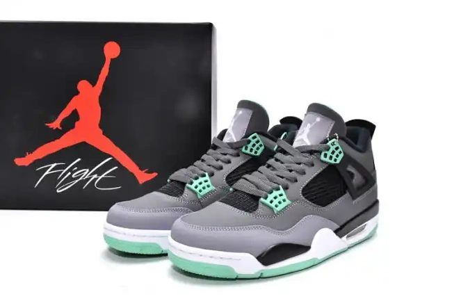 Rep LUCY 4 Green Air Glow Jordan 308497-033 Retro 0209